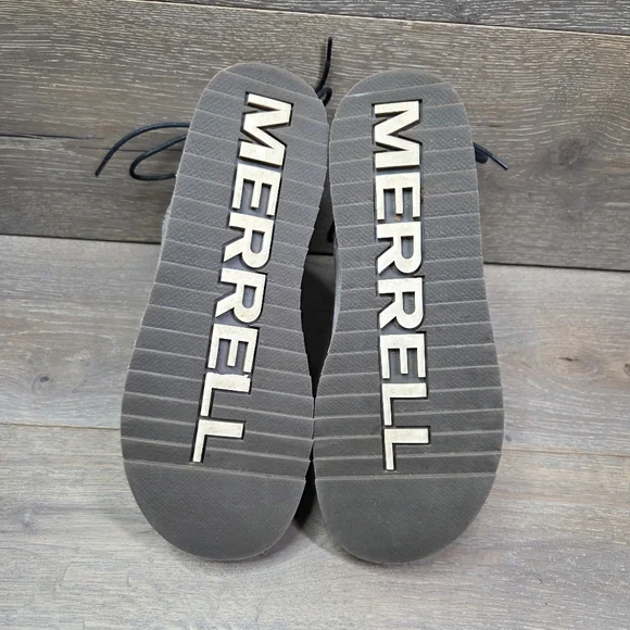 Merrell Juno Bluff Polar Waterproof Gray Suede Boot Womens J001548 - Picture 9 of 15